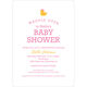 Pink Waddle Over Shower Invitations Image 5 of 6